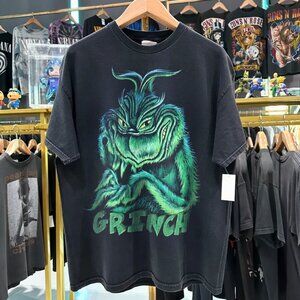 Grinch 'Whoville's Worst' Rare Washed Black T-Shirt